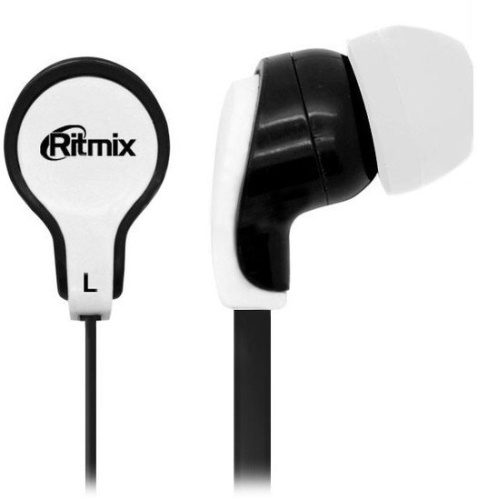 Наушники Ritmix RH-183 (черный/белый) фото 4