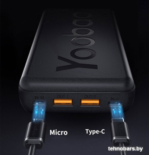 Портативное зарядное устройство Yoobao P20T (черный) фото 5