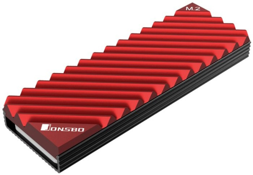 Радиатор для SSD Jonsbo M.2-3 (красный) фото 4