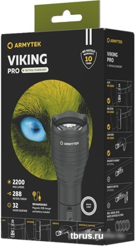 Фонарь Armytek Viking Pro Magnet USB (белый) фото 5