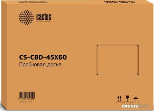 Офисная пробковая доска CACTUS CS-CBD-45X60 фото 4