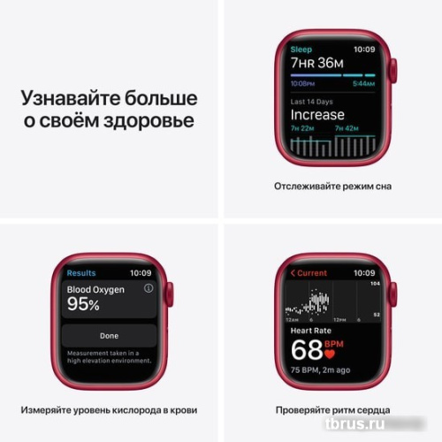 Умные часы Apple Watch Series 7 41 мм (PRODUCT)RED фото 7