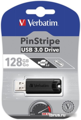 USB Flash Verbatim PinStripe 128GB [49319] фото 7