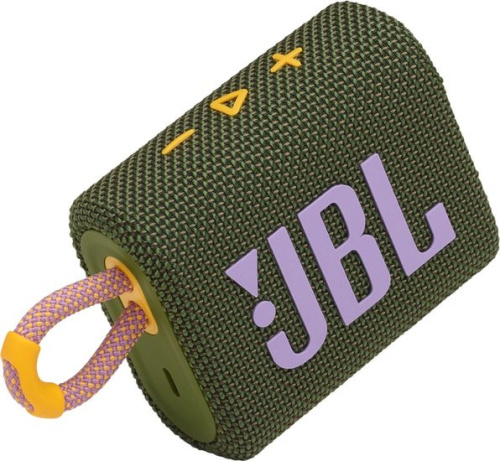 Беспроводная колонка JBL Go 3 (зеленый) фото 7