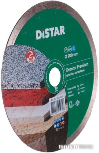 Отрезной диск алмазный Distar 1A1R 200x1.8x10x25.4 Granite Premium 11320061015 фото 4
