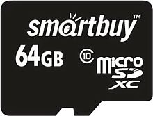 Карта памяти Smart Buy microSDXC SB64GBSDCL10-00 64GB