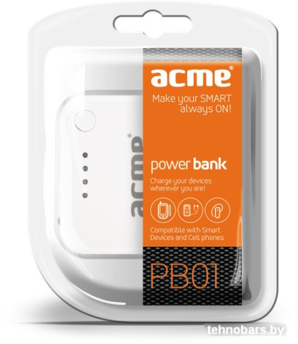 Портативное зарядное устройство ACME PB01 фото 5