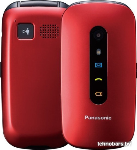 Мобильный телефон Panasonic KX-TU456RU (красный) фото 3