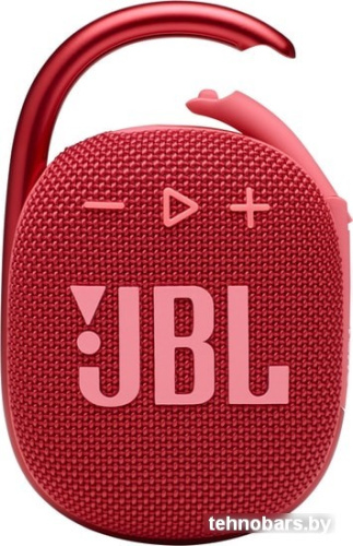 Беспроводная колонка JBL Clip 4 (красный) фото 4