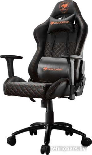 Кресло Cougar Rampart (черный/оранжевый) фото 3