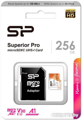 Карта памяти Silicon-Power Superior Pro microSDXC SP256GBSTXDU3V20AB 256GB (с адаптером) фото 5