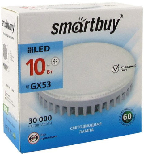 Светодиодная лампа SmartBuy GX53 10 Вт 4100 К [SBL-GX-10W-4K] фото 6