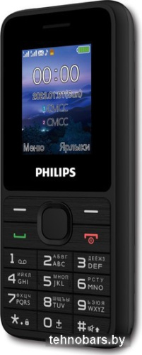 Кнопочный телефон Philips Xenium E2125 (черный) фото 5