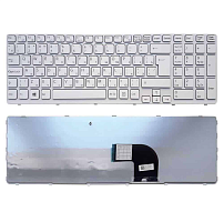Клавиатура Sony SVE17, White, Backlite, RU