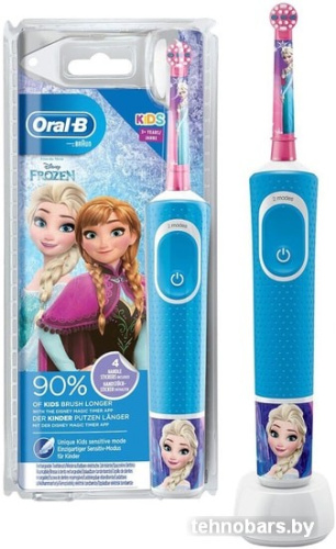Электрическая зубная щетка Braun Oral-B Kids Frozen D100.413.2K фото 3