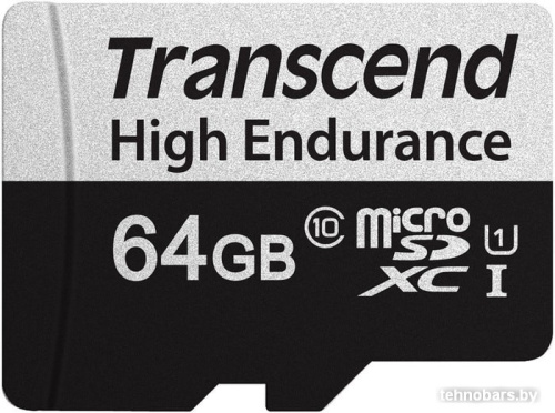 Карта памяти Transcend microSDXC TS64GUSD350V 64GB (с адаптером) фото 4