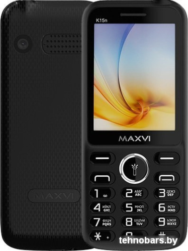 Мобильный телефон Maxvi K15n (черный) фото 3