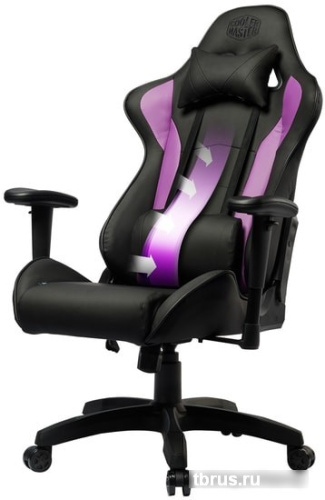 Кресло Cooler Master Caliber R1 (черный/фиолетовый) фото 6
