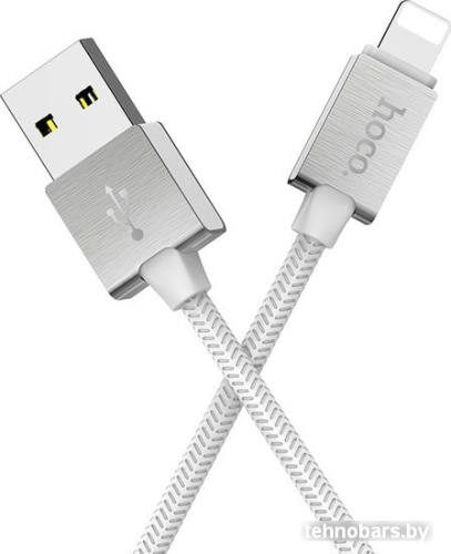 Кабель Hoco U49 Superior speed USB Type-A - Lightning (1.2 м, белый) фото 5
