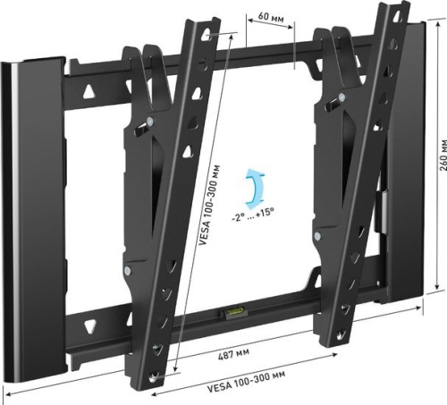 Кронштейн Holder LCD-T3929 (черный) фото 4