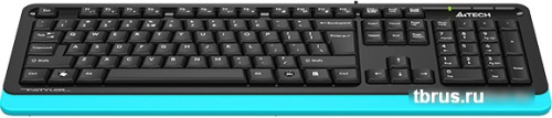 Клавиатура A4Tech Fstyler FKS10 (черный/синий) фото 7