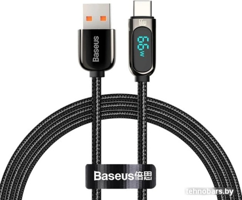Кабель Baseus USB Type-A - USB Type-C CASX020001 (1 м, черный) фото 3