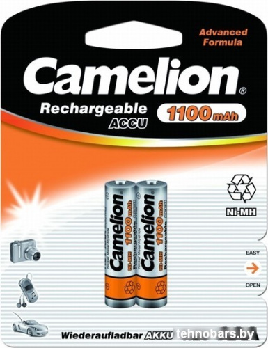 Аккумуляторы Camelion AAA 1100mAh 2 шт. [NH-AAA1100-BP2] фото 3