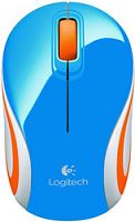 Мышь Logitech Wireless Mini Mouse M187 Blue-Orange (910-002738)