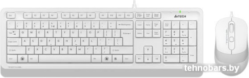 Клавиатура + мышь A4Tech Fstyler F1010 (белый/серый) фото 3