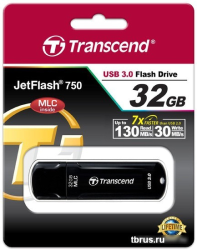 USB Flash Transcend JetFlash 750 32GB (TS32GJF750K) фото 7