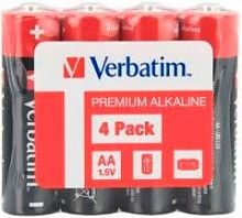 Батарейки Verbatim AA Premiim Alkaline 4 шт 49501