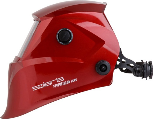 Сварочная маска Solaris ASF650Х (красный металлик) фото 4