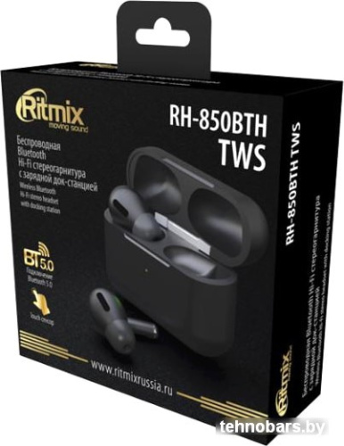 Наушники Ritmix RH-850BTH TWS (черный) фото 4