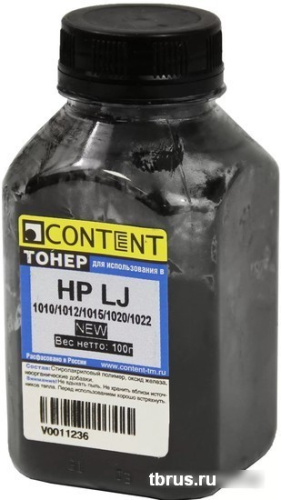 Тонер Static Control для HP LJ HP LJ1010/1012/1015/1020 100 г фото 3