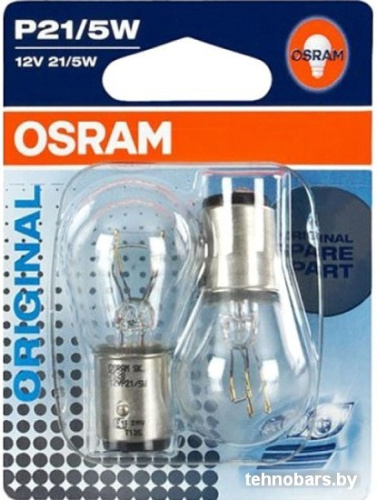 Галогенная лампа Osram P21/5W Original Line 2шт [7528-02B] фото 3