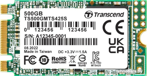 SSD Transcend 425S 500GB TS500GMTS425S фото 3