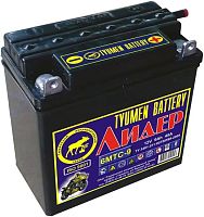 Мотоциклетный аккумулятор Tyumen Battery Лидер 6МТС-9 (9 А·ч)