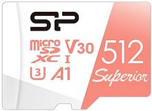 Карта памяти Silicon-Power Superior A1 microSDXC SP512GBSTXDV3V20 512GB