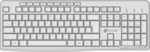 Клавиатура Oklick K225W (белый) фото 3