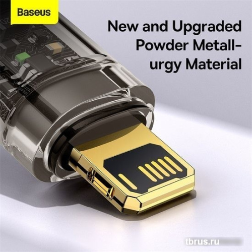 Кабель Baseus Explorer USB Type-A - Lightning (1 м, черный) фото 6