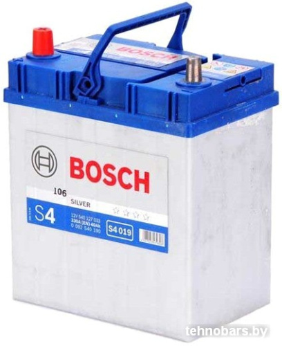 Автомобильный аккумулятор Bosch S4 019 (540127033) 40 А/ч JIS фото 4