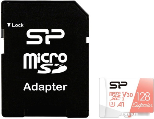 Карта памяти Silicon-Power Superior A1 microSDXC SP128GBSTXDV3V20SP 128GB фото 3