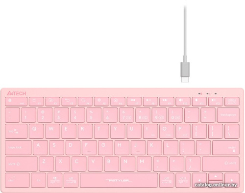 Клавиатура A4Tech Fstyler FBX51C (розовый) фото 4