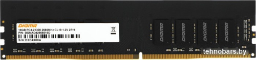 Оперативная память Digma 16ГБ DDR4 2666 МГц DGMAD42666016D фото 3