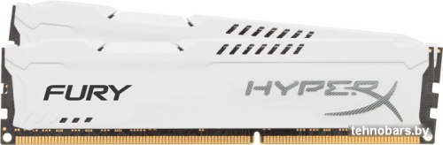 Оперативная память Kingston HyperX Fury White 2x8GB KIT DDR3 PC3-12800 (HX316C10FWK2/16) фото 4