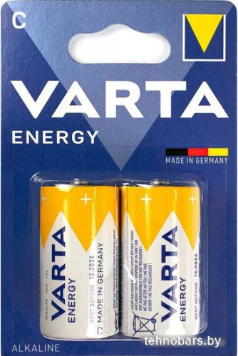 Батарейка Varta Energy 4114 LR14 C BL2 фото 3