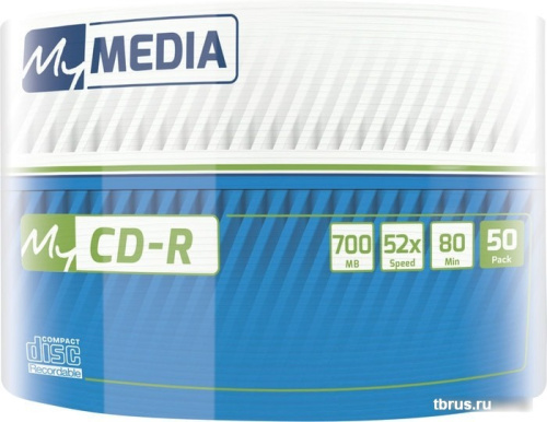CD-R диск MyMedia 700Mb MyMedia 52x в пленке 50 шт. 69201 фото 4