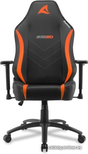 Кресло Sharkoon Skiller SGS20 SGS20-F-BK/OG (черный/оранжевый) фото 6