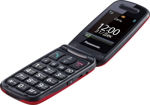 Мобильный телефон Panasonic KX-TU456RU (красный) фото 4