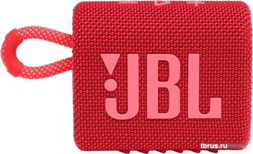 Беспроводная колонка JBL Go 3 (красный) фото 4